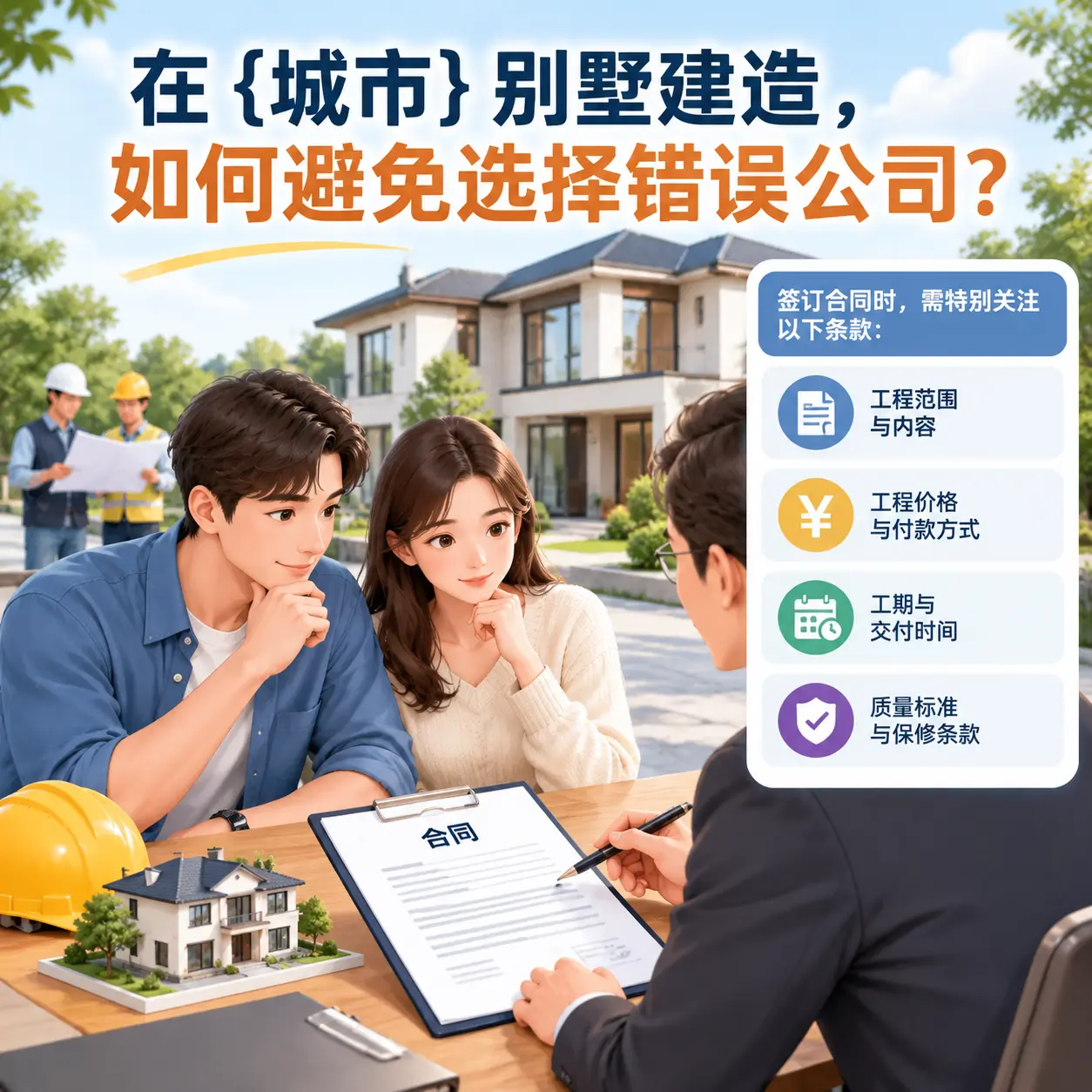 在 安龙 别墅建造,如何避免选择错误公司?
