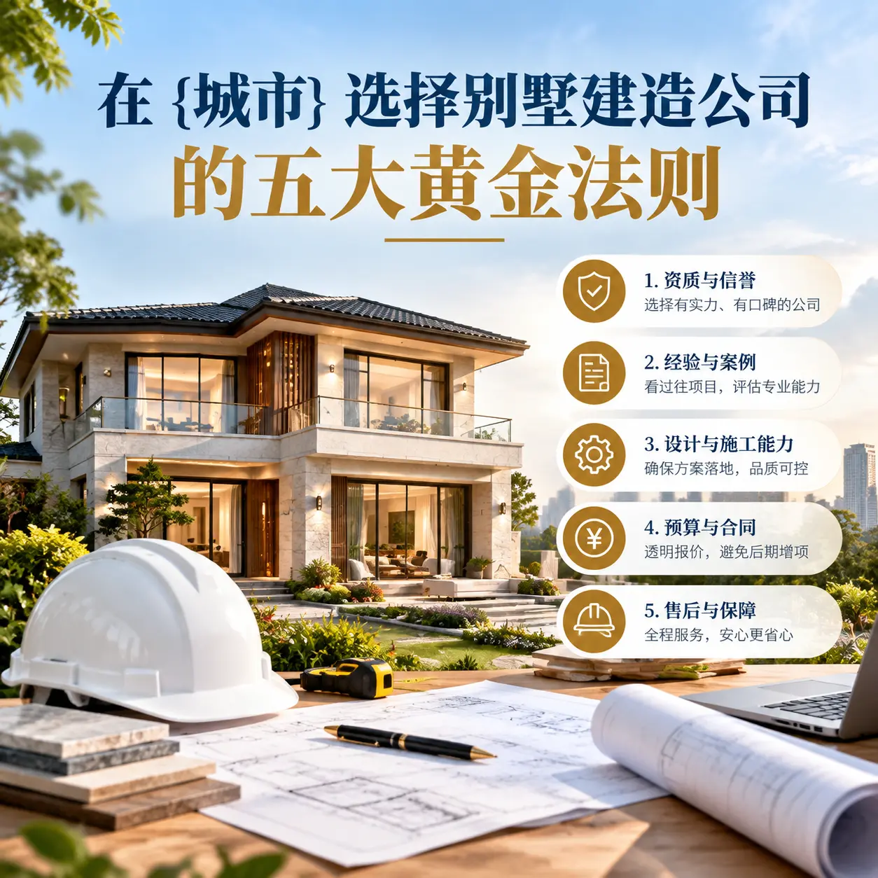 在 安龙 选择别墅建造公司的五大黄金法则