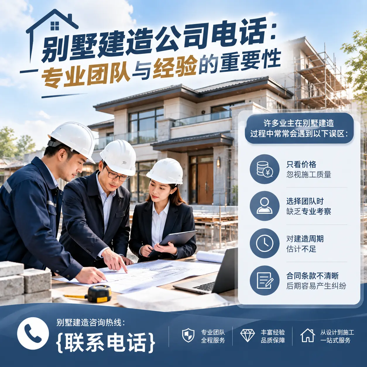 安龙别墅建造公司电话：专业团队与经验的重要性