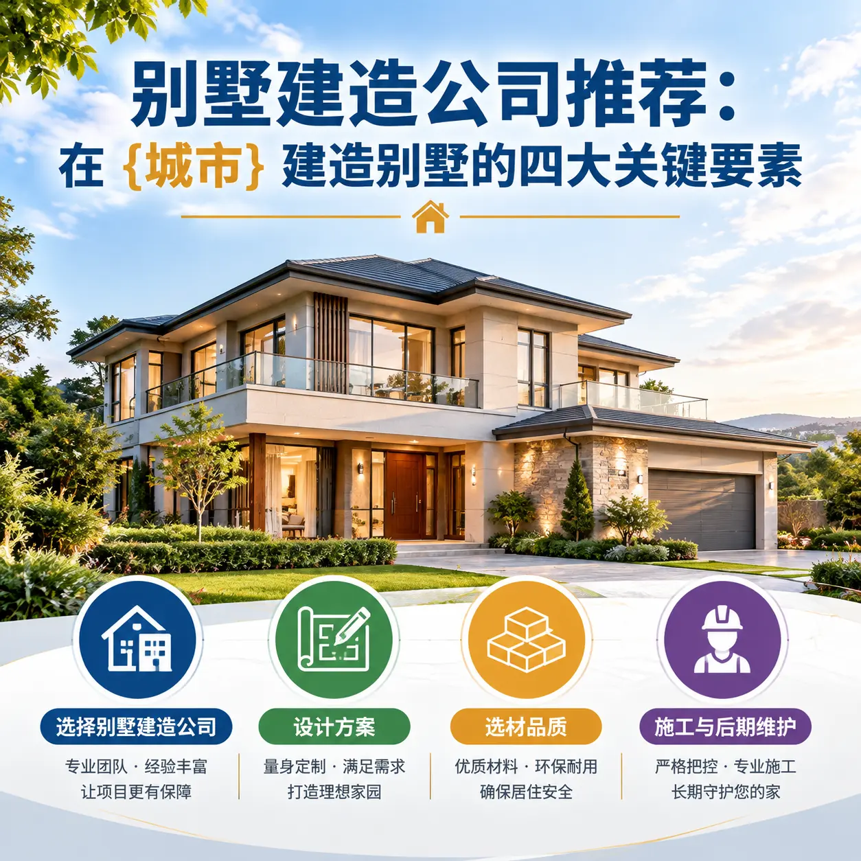别墅建造公司推荐:在 安龙 建造别墅的四大关键要素