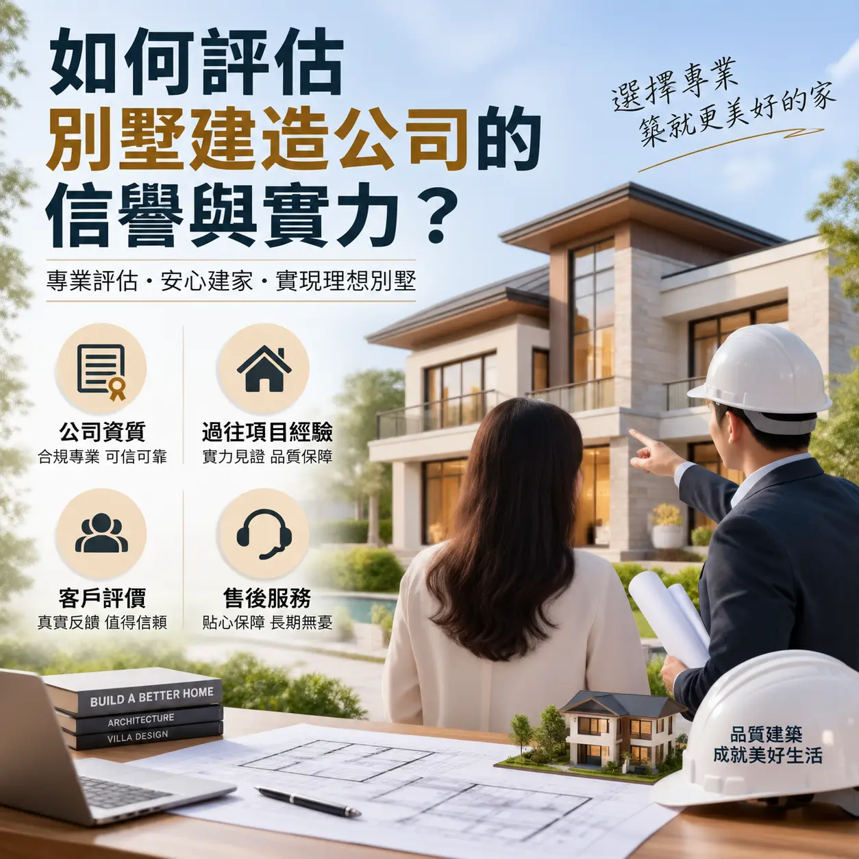 如何评估 安龙 别墅建造公司的信誉与实力?