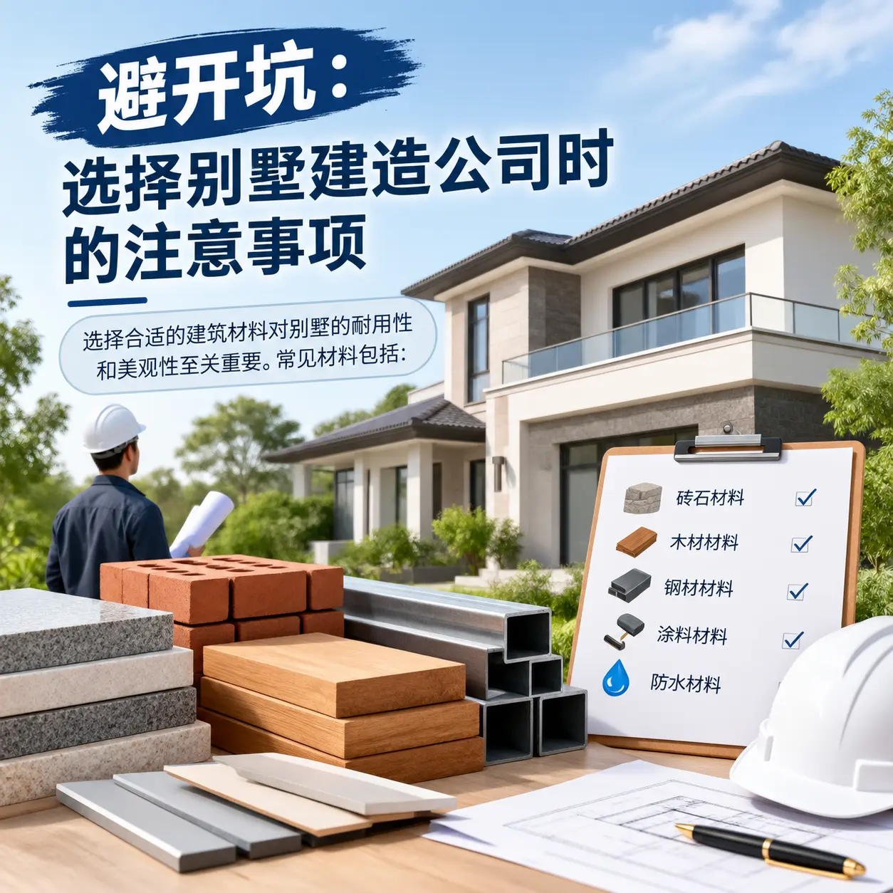 避开坑：选择 安龙 别墅建造公司时的注意事项
