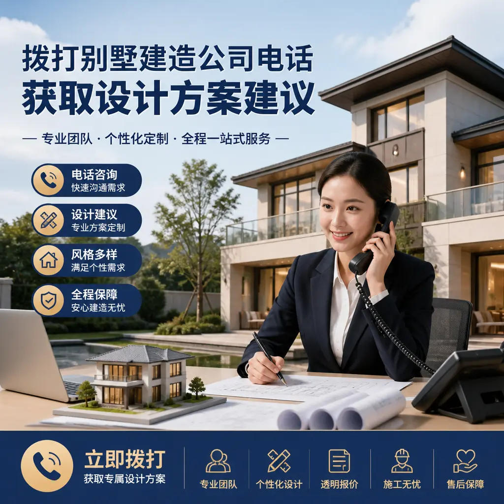 拨打安龙别墅建造公司电话，获取设计方案建议