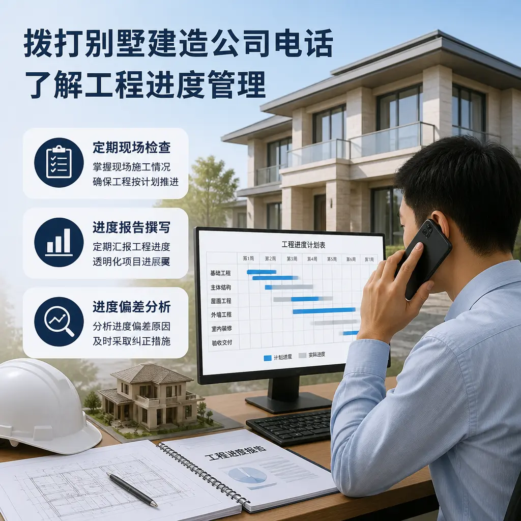 拨打安龙别墅建造公司电话，了解工程进度管理