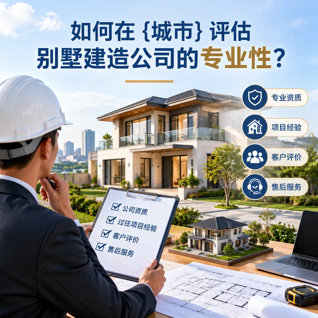 如何在 安龙 评估别墅建造公司的专业性？